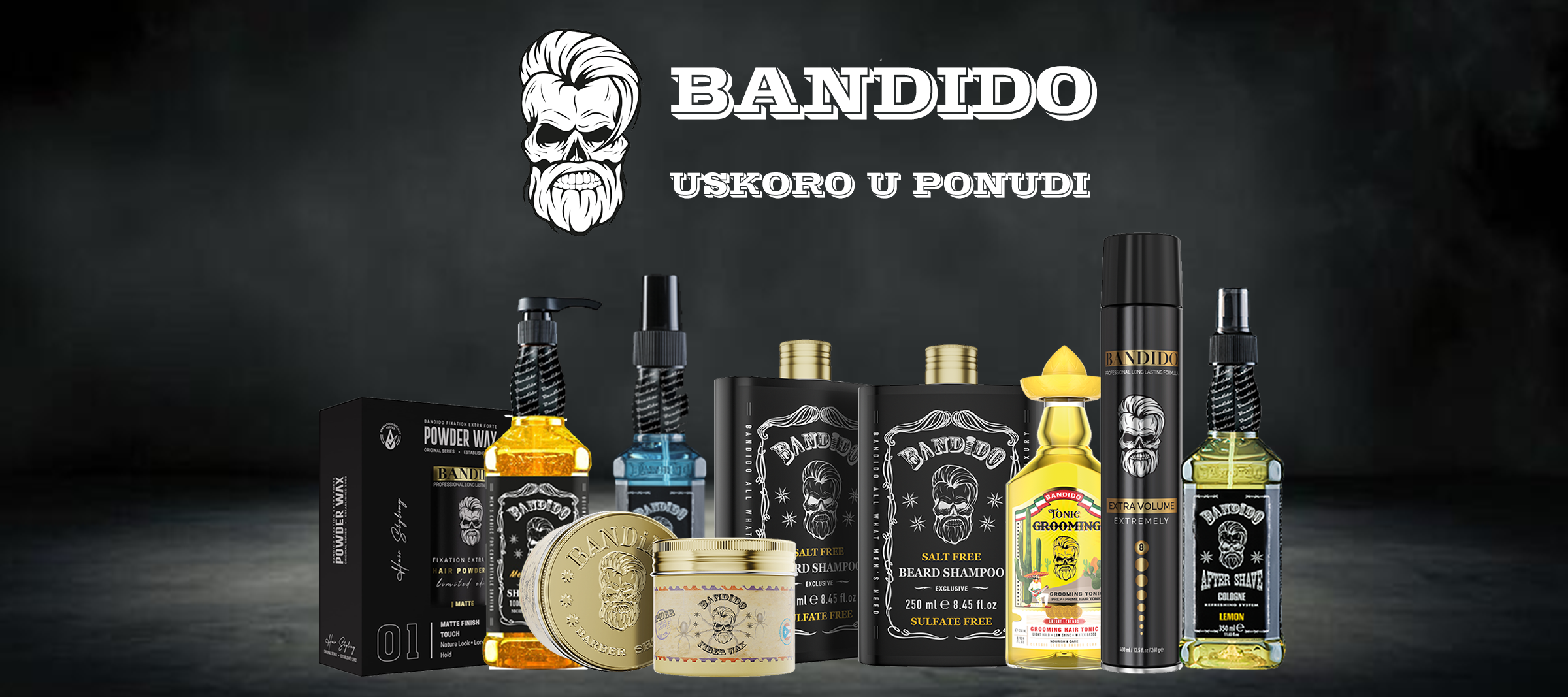 Bandido muska kozmetika za stajling brade i kose