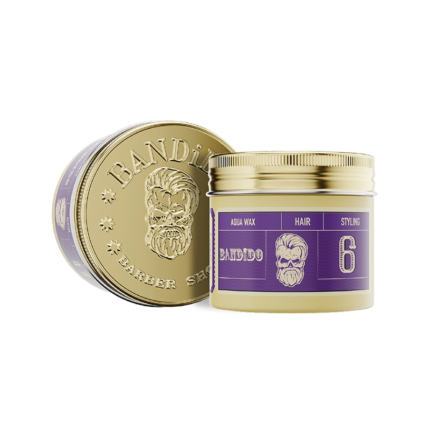 Bandido Aqua Wax No.6 ljubičasti vosak za kosu sa ekstra jakim učvršćivanjem
