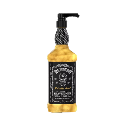 Bandido Shaving Gel Metallic Gold profesionalni gel za brijanje 1000 ml