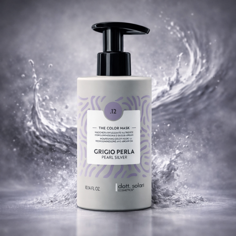 Dott Solari The Color Mask Grigio Perla pearl silver maska za kosu srebrna nijansa za plavu i sedu kosu