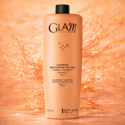 Dott Solari Glam shampoo protezione colore šampon za farbanu kosu vitamin C breskva 1000ml