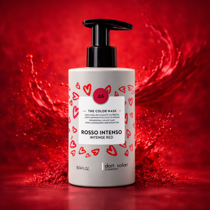 Dott Solari The Color Mask Rosso Intenso intense red tonirajuća maska za kosu crvena nijansa